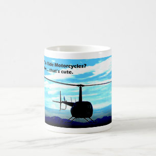 Det är den gulliga helikoptern kaffemugg