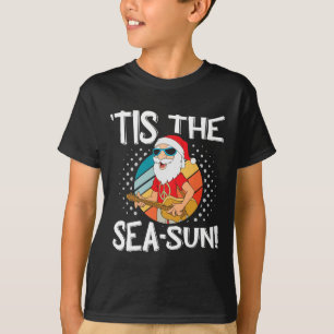 Det är den havs-soliga roliga jultomten tropisk fö t shirt
