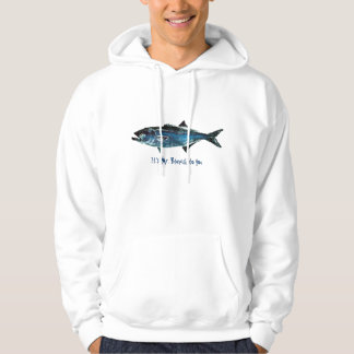 Det är den Herr blåfisken till dig Sweatshirt Med Luva
