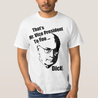 Det är den Herr vicepresidentet till dig… Tee