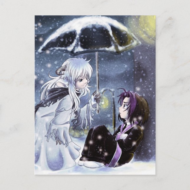 Det är den kalla yttersidan vykort (Framsida)