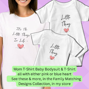 Det är den lilla Saken i livet, Rosa Heart Matchin T Shirt