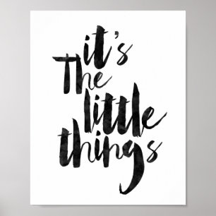 Det är den lilla Saken Poster