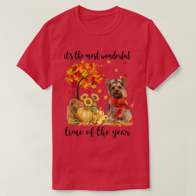 Det är den mest underbara hösten-tidYorkshire-pump T Shirt (Design framsida)