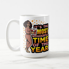 Det är den mest underbara jultiden kaffemugg