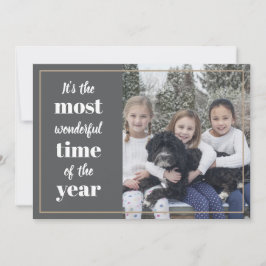 Det är den mest underbara tiden på året. julkort