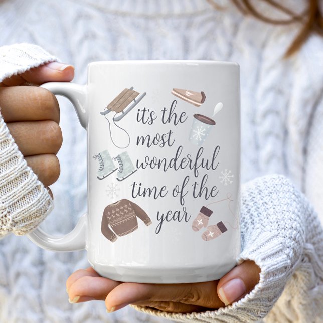 Det är den mest underbara tiden på året kaffe mu kaffemugg (Skapare uppladdad)