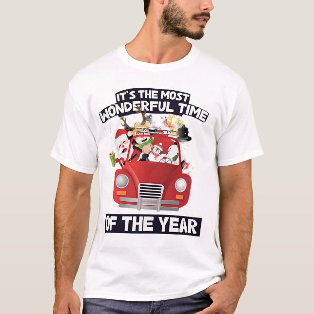 Det är den mest underbara tiden under året t shirt (Framsida)