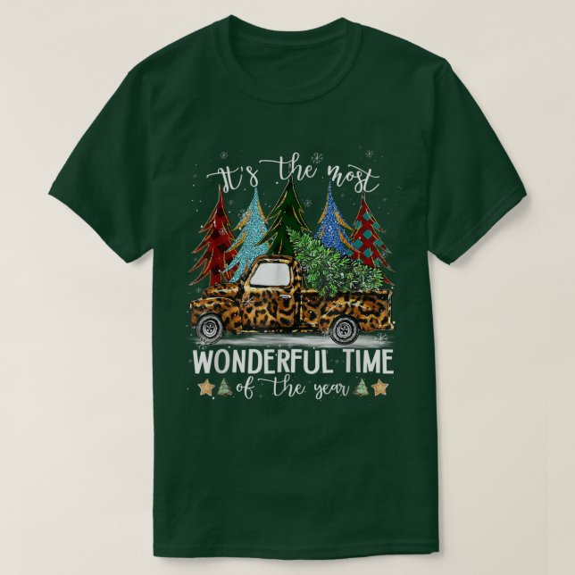 Det är den mest underbara tidpunkten för året Leop T Shirt (Design framsida)