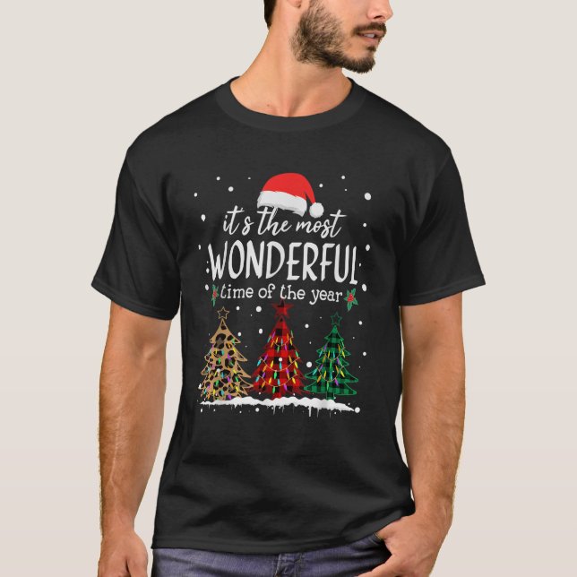 Det är den mest underbara tidpunkten för året Leop T Shirt (Framsida)