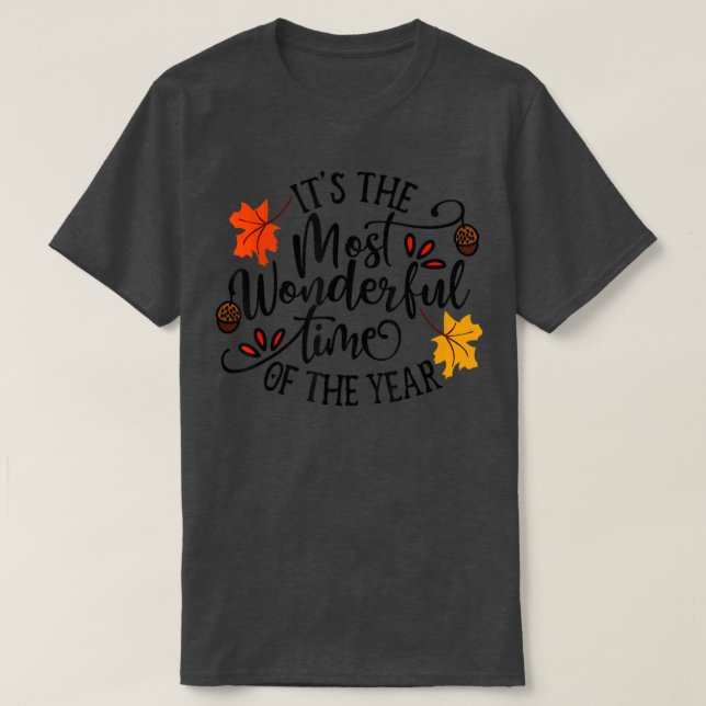 Det är den mest underbara tidpunkten för årets Läm T Shirt (Design framsida)