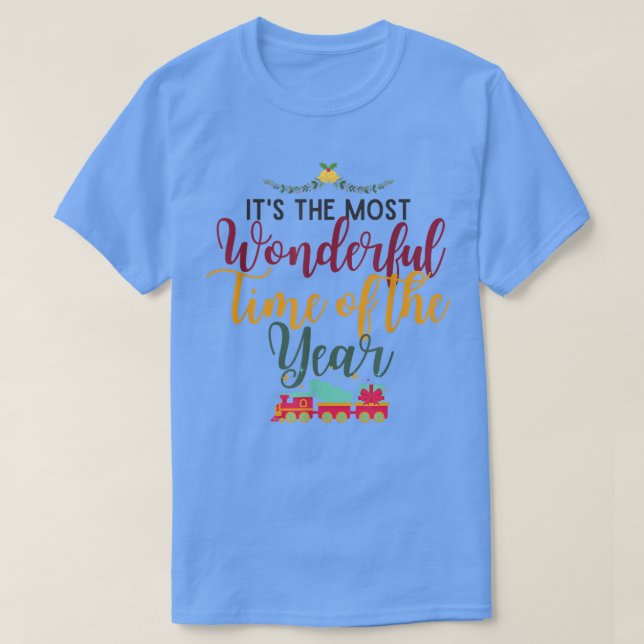 Det är den mest underbara tidpunkten för årets mat t shirt (Design framsida)
