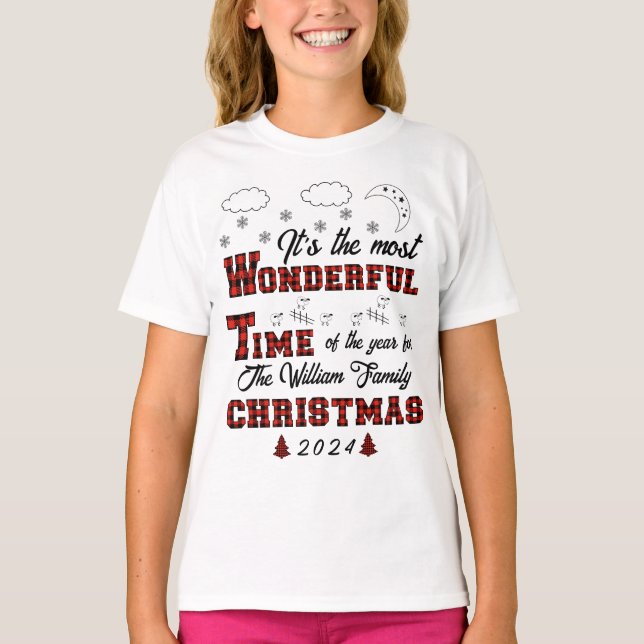 Det är den mest underbara tidpunkten för årets mat t shirt (Framsida)