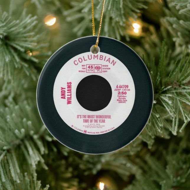 Det är den mest underbara tidpunkten på året. julgransprydnad keramik (Träd)