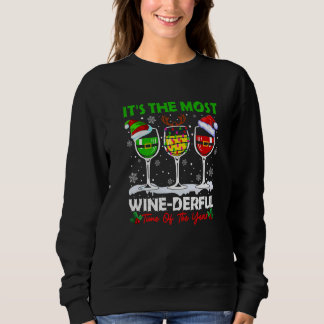 Det är den mest vin-derliga tiden på året vin jul t shirt