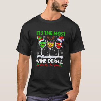 Det är den mest vin-derliga tiden på året vin jul t shirt