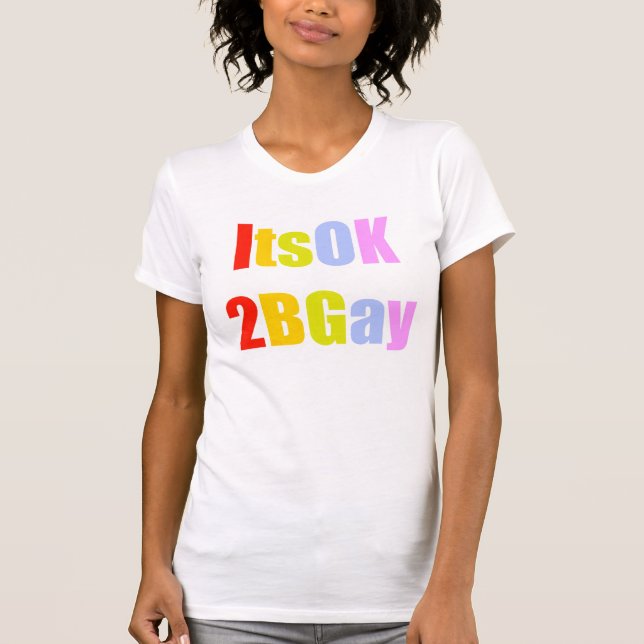 Det är den reko bögen TankTop för 2 B Tee Shirt (Framsida)