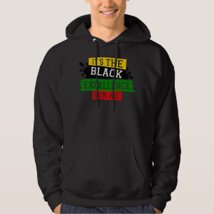 Det är den svarta spetsen för min svarta historia hoodie