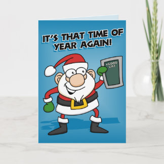 Det är den Time av året igen Helgkort