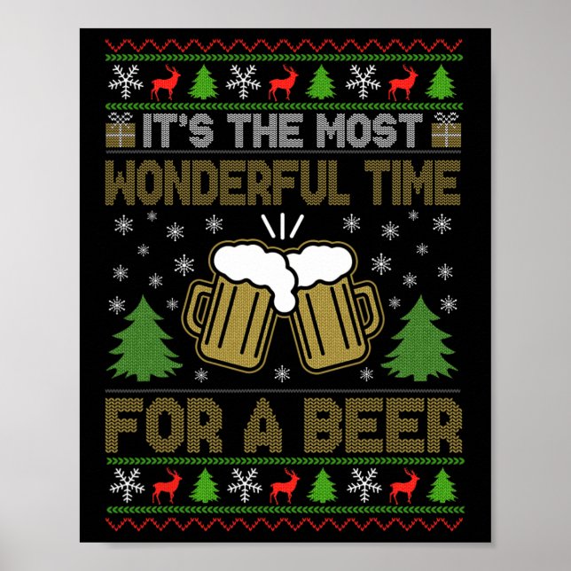 Det är den underbaraste tiden för en ful tomte med poster (Framsidan)