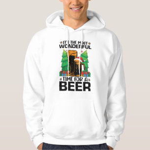 Det är den underbaraste tiden för en jul-tomte-öl hoodie
