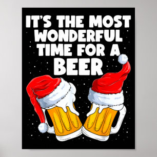 Det är den underbaraste tiden för en öljänare jul poster