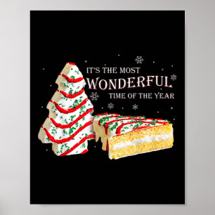 Det är den underbaraste tiden på året-snackkaka poster