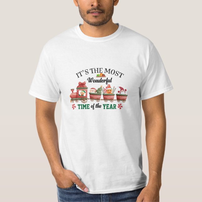Det är den underbaraste tiden på året t shirt (Framsida)