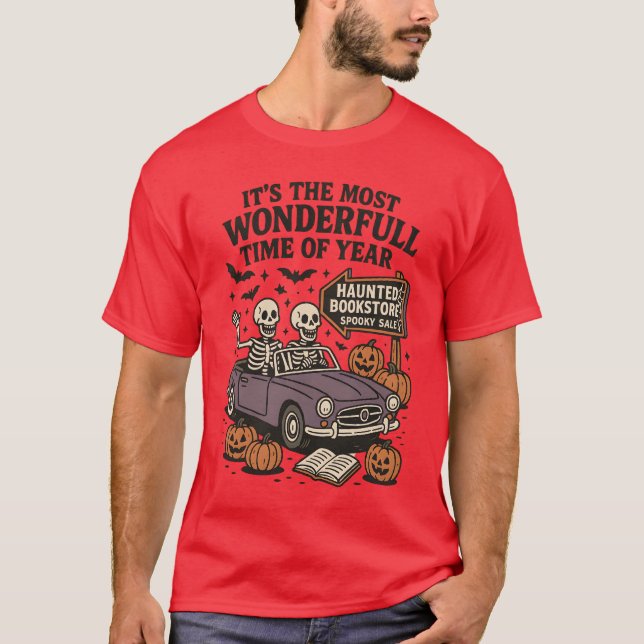 Det är den underbaraste tiden på året t shirt (Framsida)