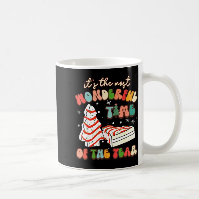 Det är den underbaraste tiden på året Trädkaka Kaffemugg (Höger)