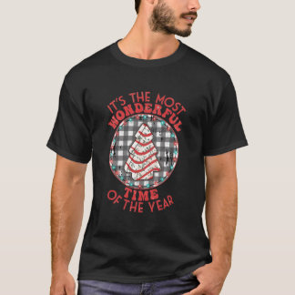 Det Är Den Underbaraste Tiden På Året Trädkaka T Shirt