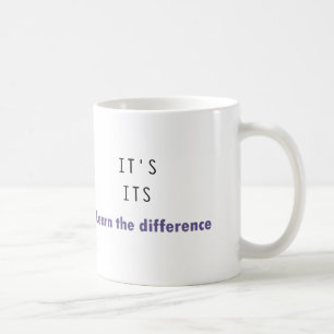 Det är dess grammatik kaffemugg