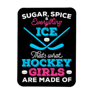 Det är det Hockey Girls är gjord av Magnet