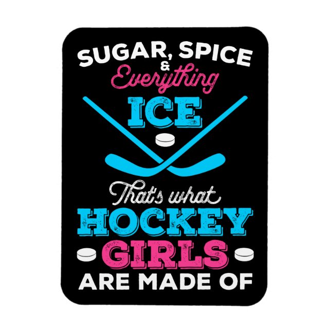 Det är det Hockey Girls är gjord av Magnet (Vertikal)