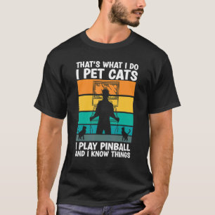 Det är det jag gör.. Jag äter katter jag spelar Pi T Shirt