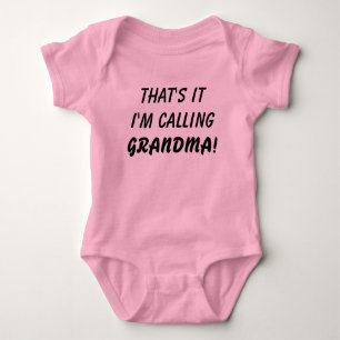 Det är det jag kallar mormor för roligt baby-skjor t shirt