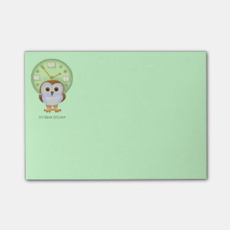 Det är det lästa klockanet post-it block