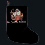 Det är det senaste min Bedtime-klocka-Julafton Liten Julstrumpa<br><div class="desc">Det är min beduktige sladda,  slumpen Bear Meme Julafton Lusnyj.</div>