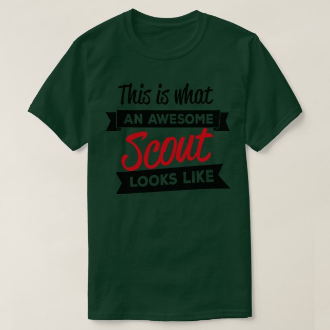 DET ÄR DET SOM EN SKOUT SER UT SOM T SHIRT (Design framsida)