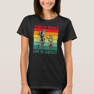Det är detta som livet handlar om Far Dag Motocros T Shirt