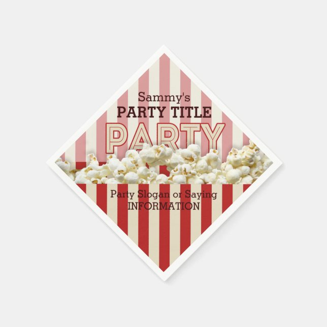 Det är din Anpassningsbar Party Napkins personifie Pappersservett (Hörn)