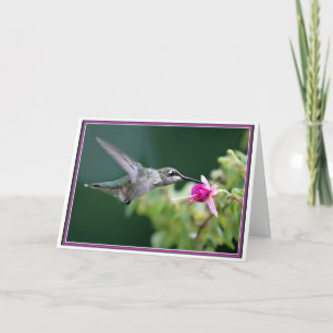 DET ÄR DIN BIRTHDAY! Hummingbird Kort