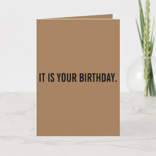 DET ÄR DIN BIRTHDAY KORT