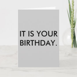 DET ÄR DIN BIRTHDAY. Kort