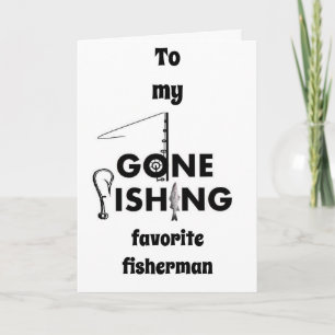 DET ÄR DIN BIRTHDAY *MY FAVORITE FISHERMAN** KORT