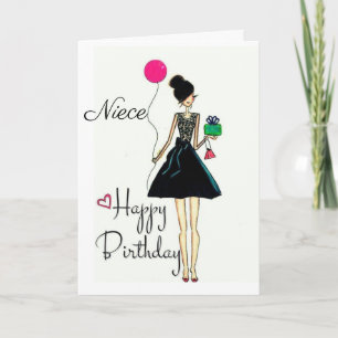 **DET ÄR DIN BIRTHDAY!!!!** "NIECE" KORT