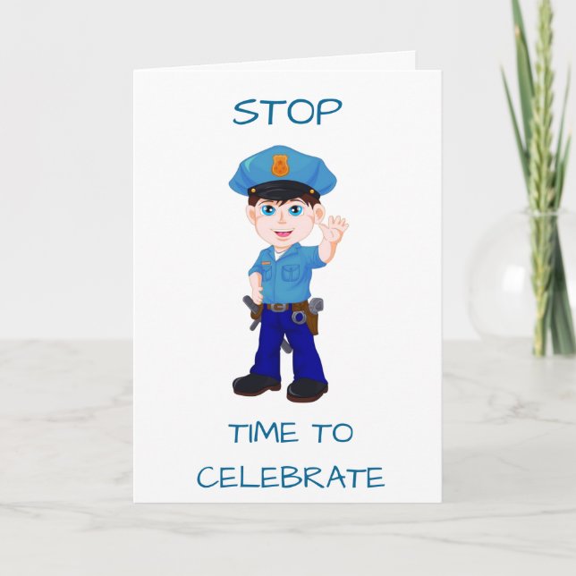 **DET ÄR DIN BIRTHDAY** STOPP OCH ENJY!!!!! KORT (Framsida)