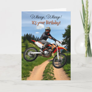 Det är din födelsedag Motocross Thmet Kort
