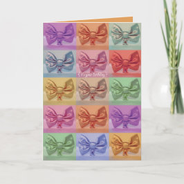 Det är din födelsedag! Pilbågegriskort Kort