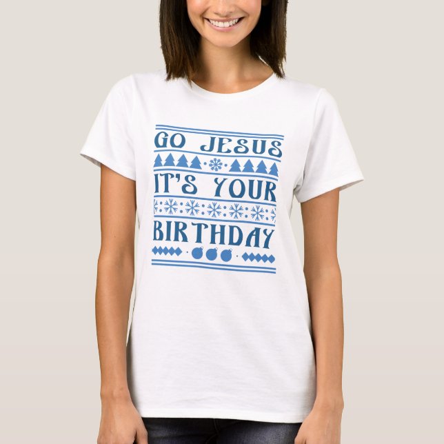 Det är din födelsedag t shirt (Framsida)